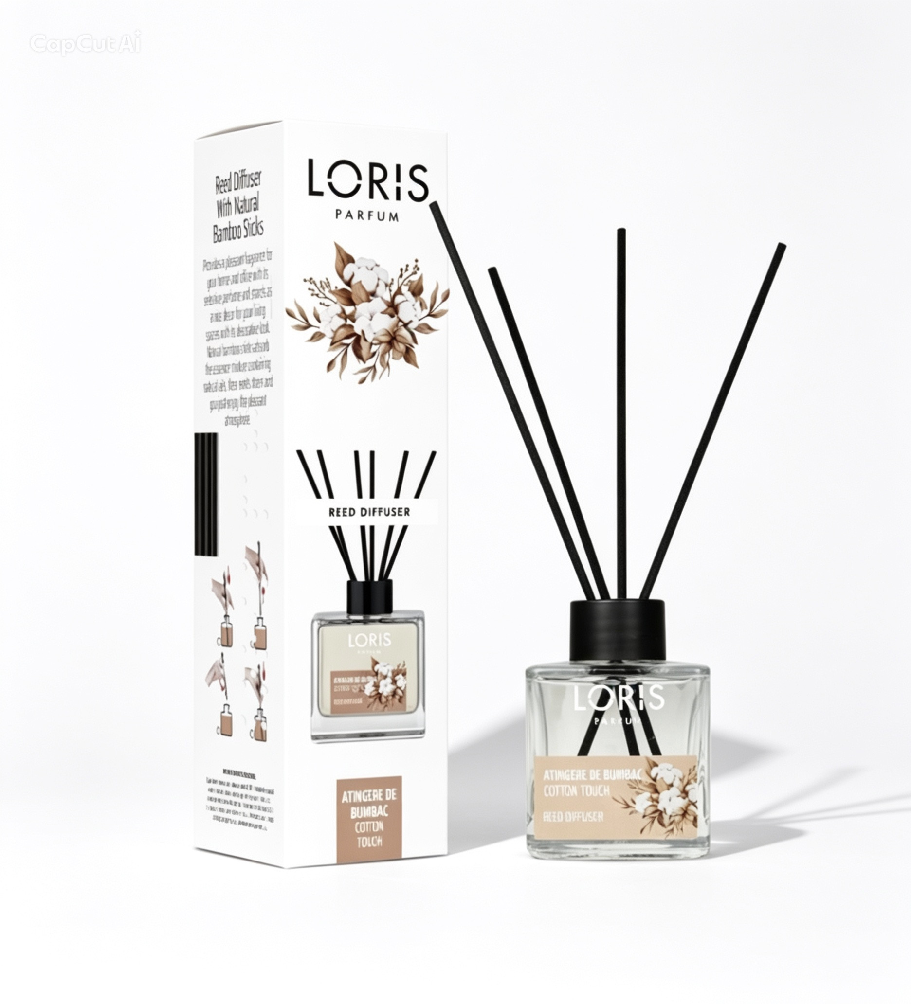 Patyczki zapachowe Loris - Bawełna 100ml